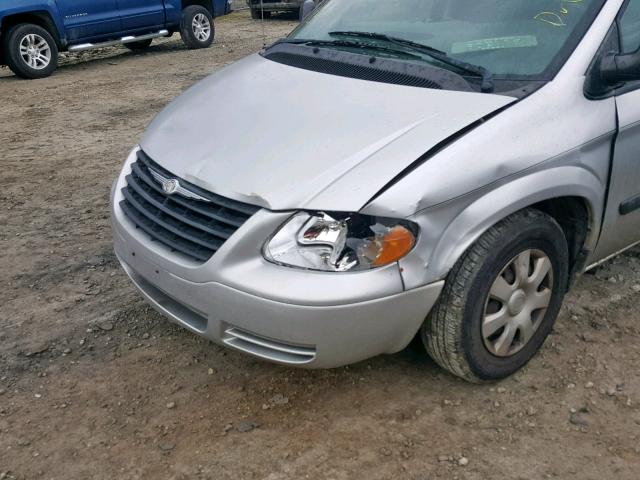 1A4GP45R96B692257 - 2006 CHRYSLER TOWN & COU ვერცხლისფერი ფოტო 9