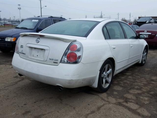 1N4BL11D16C237682 - 2006 NISSAN ALTIMA SE WHITE photo 4