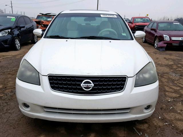 1N4BL11D16C237682 - 2006 NISSAN ALTIMA SE WHITE photo 9