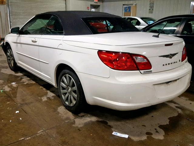 1C3BC5ED7AN187688 - 2010 CHRYSLER SEBRING TO WHITE photo 3