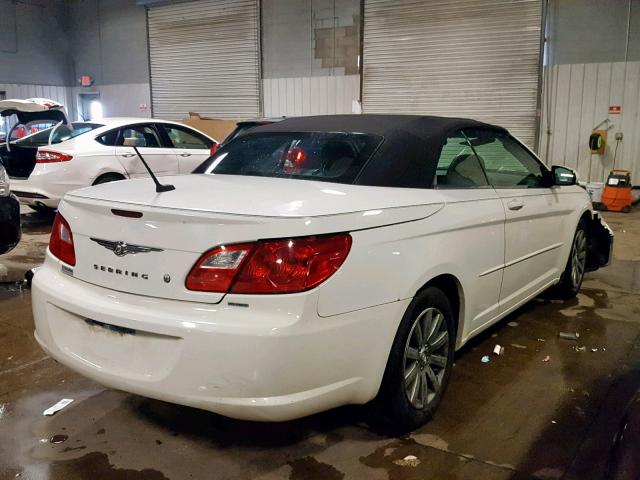 1C3BC5ED7AN187688 - 2010 CHRYSLER SEBRING TO WHITE photo 4