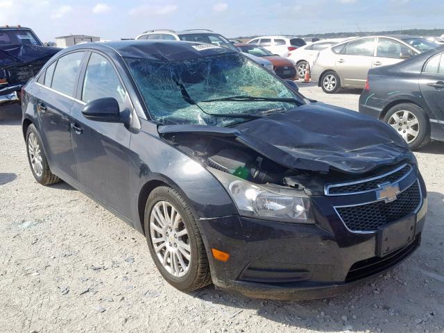 1G1PJ5S95B7263365 - 2011 CHEVROLET CRUZE ECO BLACK photo 1