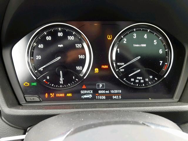 WBXHT3C38J5L28548 - 2018 BMW X1 XDRIVE2 CHARCOAL photo 8