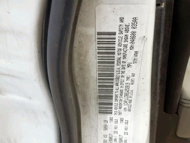 1C4PJLCB8EW252819 - 2014 JEEP CHEROKEE L WHITE photo 10