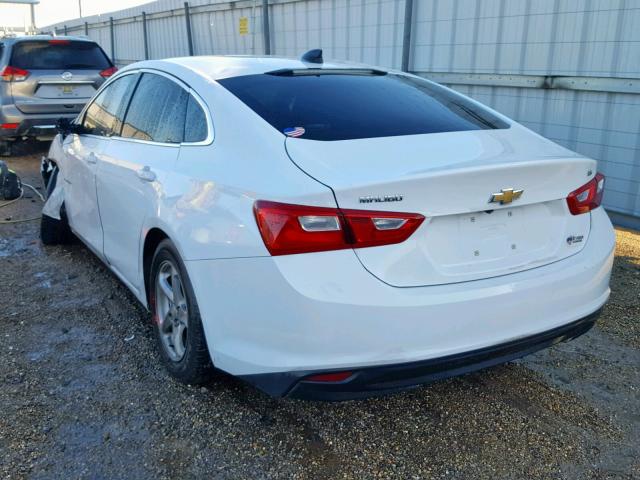 1G1ZB5ST6GF194278 - 2016 CHEVROLET MALIBU LS WHITE photo 3