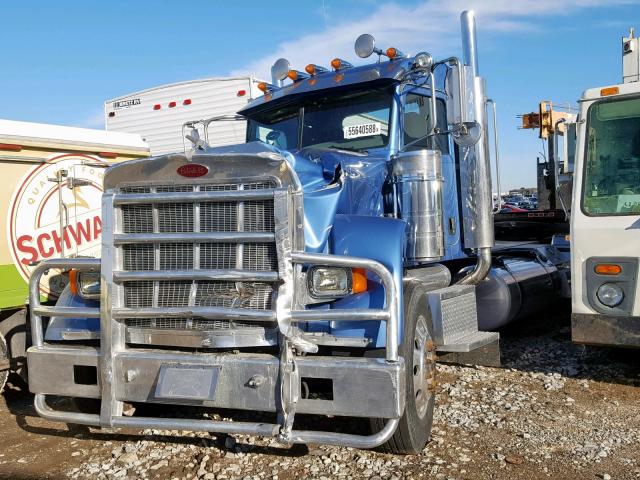 1XP5D49X57D730120 - 2007 PETERBILT 379 BLUE photo 2