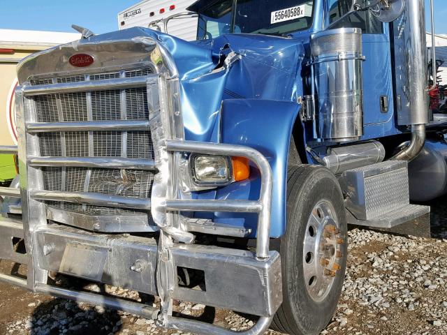 1XP5D49X57D730120 - 2007 PETERBILT 379 BLUE photo 9