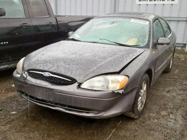 1FAFP56U43G187659 - 2003 FORD TAURUS SEL GRAY photo 2