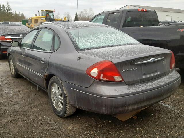 1FAFP56U43G187659 - 2003 FORD TAURUS SEL GRAY photo 3