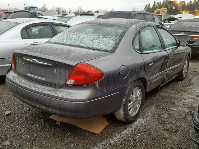 1FAFP56U43G187659 - 2003 FORD TAURUS SEL GRAY photo 4