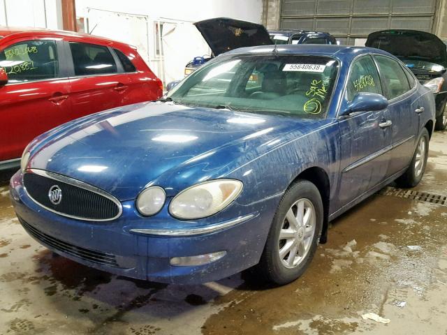 2G4WD532X51336206 - 2005 BUICK LACROSSE C BLUE photo 2