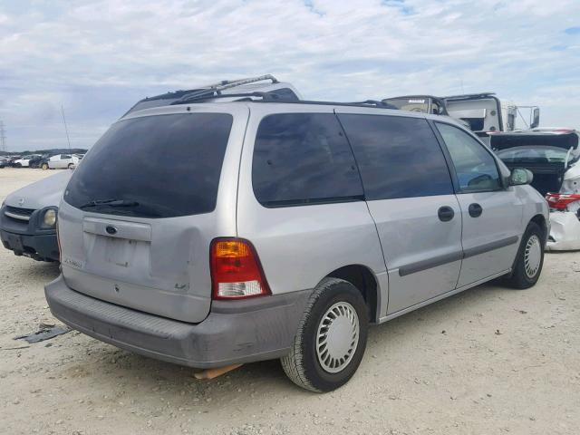 2FMZA51421BA68637 - 2001 FORD WINDSTAR L SILVER photo 4