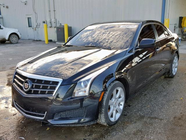 1G6AA5RX0E0186339 - 2014 CADILLAC ATS BLACK photo 2