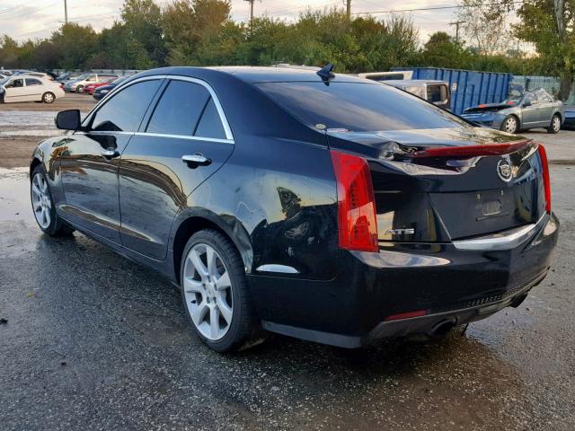 1G6AA5RX0E0186339 - 2014 CADILLAC ATS BLACK photo 3