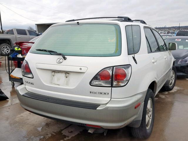 JTJGF10U520132127 - 2002 LEXUS RX 300 WHITE photo 4