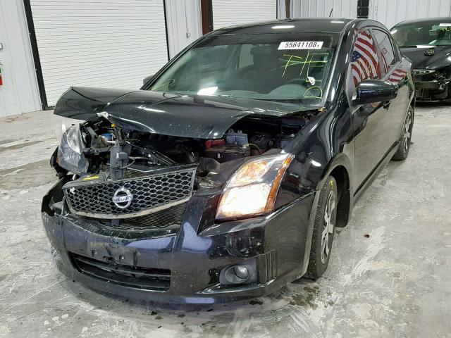 3N1AB6AP0CL780427 - 2012 NISSAN SENTRA 2.0 BLACK photo 2