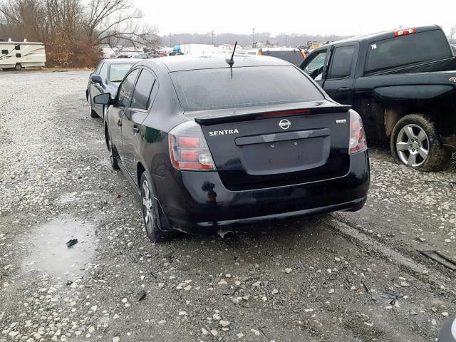 3N1AB6AP0CL780427 - 2012 NISSAN SENTRA 2.0 BLACK photo 3