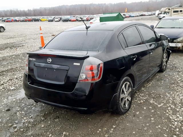 3N1AB6AP0CL780427 - 2012 NISSAN SENTRA 2.0 BLACK photo 4