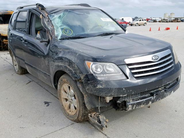 KNDJJ741495024329 - 2009 KIA BORREGO LX BLACK photo 1