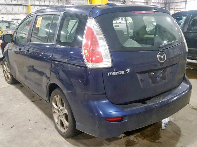 JM1CR2WL1A0373159 - 2010 MAZDA 5 BLUE photo 3