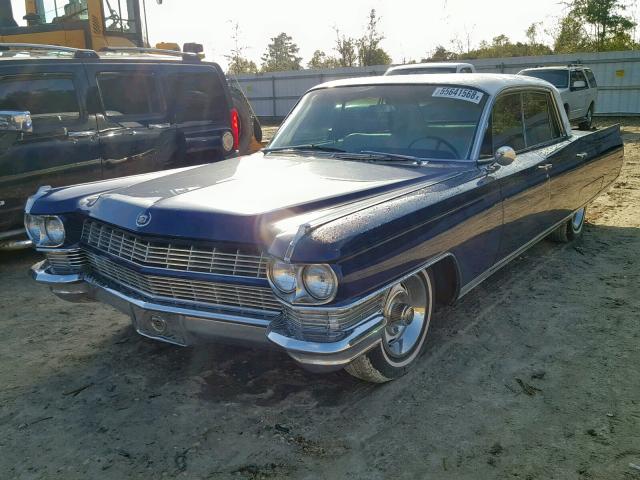 64M051594 - 1964 CADILLAC FLEETWOOD BLUE photo 2