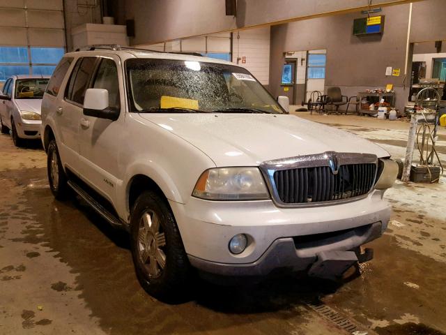 5LMEU78H03ZJ11654 - 2003 LINCOLN AVIATOR 白色 照片 1