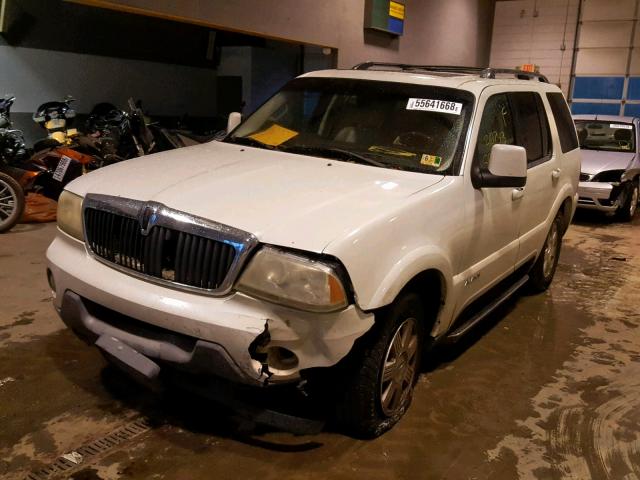 5LMEU78H03ZJ11654 - 2003 LINCOLN AVIATOR 白色 照片 2