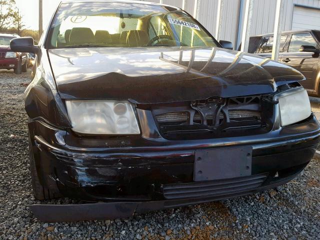 3VWSC29M6XM076537 - 1999 VOLKSWAGEN JETTA GLS BLACK photo 9