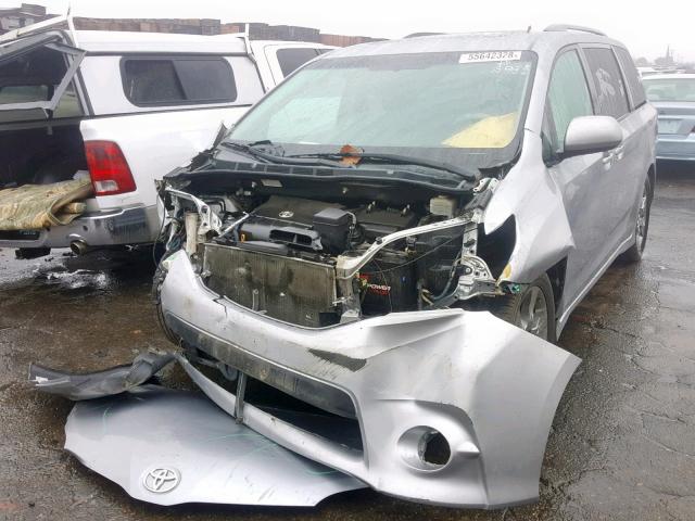 5TDXK3DCXBS051875 - 2011 TOYOTA SIENNA SPO SILVER photo 2