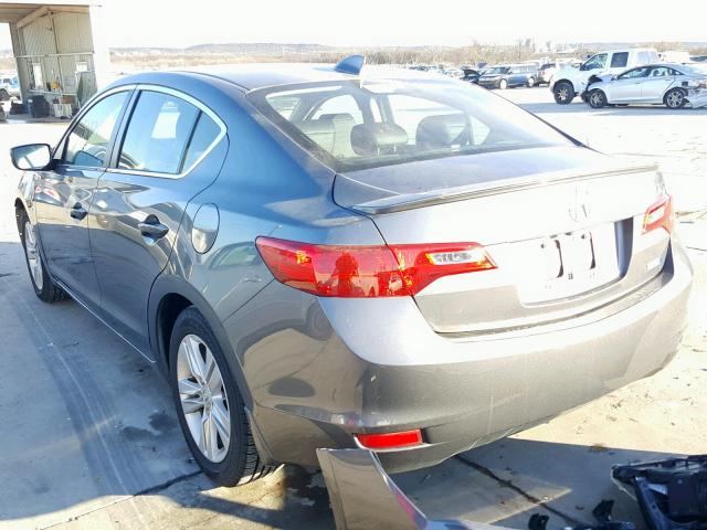 19VDE3F71DE301472 - 2013 ACURA ILX HYBRID GRAY photo 3