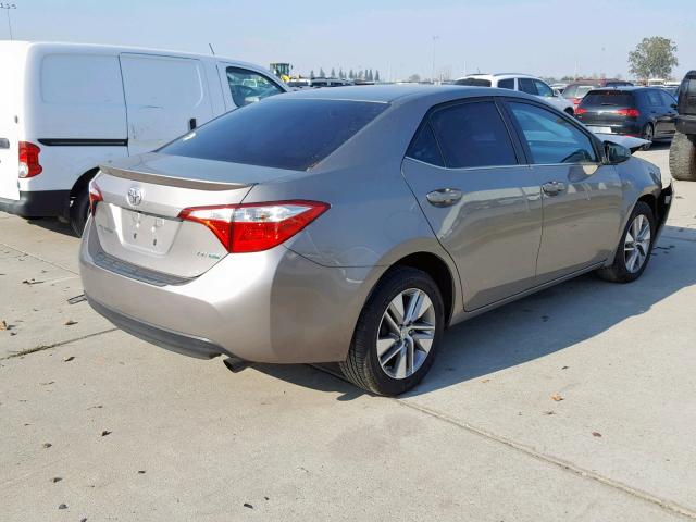 2T1BPRHE9EC212191 - 2014 TOYOTA COROLLA EC 棕色 照片 4