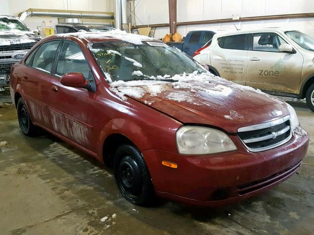 KL1JD52Z14K954968 - 2004 CHEVROLET OPTRA RED photo 1