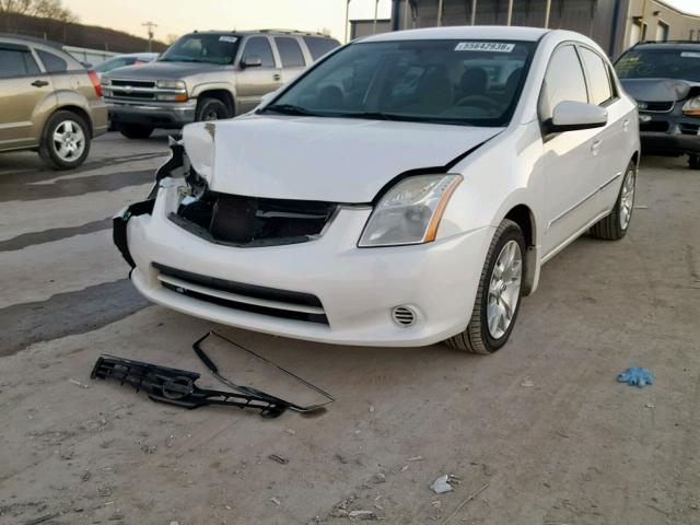 3N1AB6AP0BL643146 - 2011 NISSAN SENTRA 2.0 WHITE photo 2