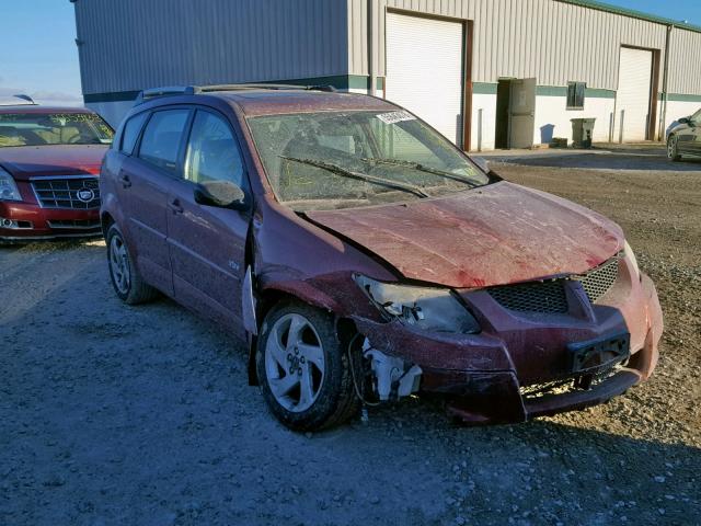 5Y2SM64814Z434123 - 2004 PONTIAC VIBE RED photo 1