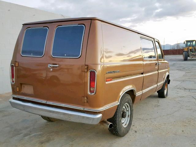 E24HHBC2970 - 1978 FORD ECONO E250 GOLD photo 4