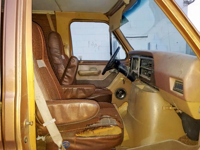 E24HHBC2970 - 1978 FORD ECONO E250 GOLD photo 5