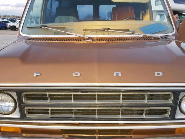 E24HHBC2970 - 1978 FORD ECONO E250 GOLD photo 7