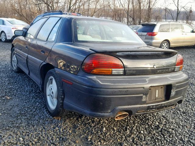 1G2NW52M3VC856081 - 1997 PONTIAC GRAND AM G BLACK photo 3