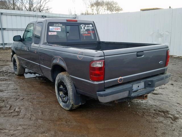 1FTZR44U74PA81125 - 2004 FORD RANGER SUP GRAY photo 3