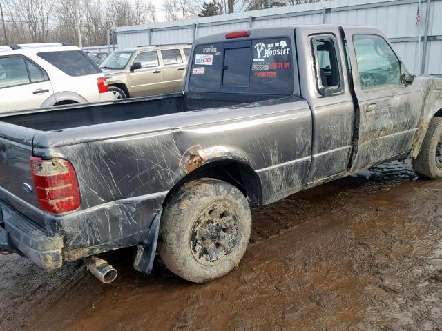 1FTZR44U74PA81125 - 2004 FORD RANGER SUP GRAY photo 9