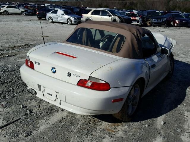 WBACH9342YLM91364 - 2000 BMW Z3 2.3 WHITE photo 4