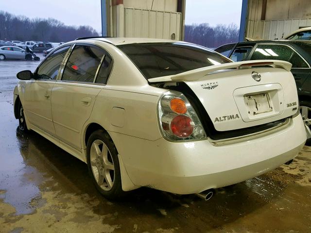 1N4BL11D73C260914 - 2003 NISSAN ALTIMA SE WHITE photo 3