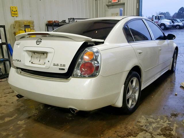 1N4BL11D73C260914 - 2003 NISSAN ALTIMA SE WHITE photo 4