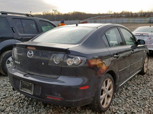 JM1BK323881836110 - 2008 MAZDA 3 S GRAY photo 4