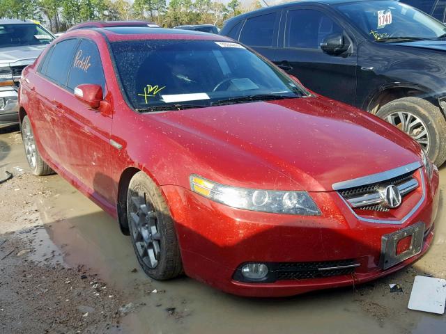 19UUA76517A010939 - 2007 ACURA TL TYPE S RED photo 1