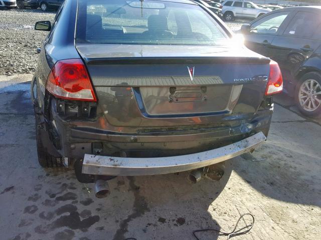 6G2ER57799L209655 - 2009 PONTIAC G8 GRAY photo 9