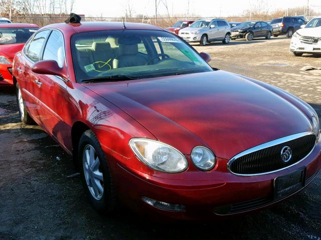 2G4WD532151227228 - 2005 BUICK LACROSSE C MAROON photo 1