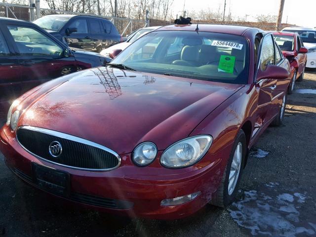 2G4WD532151227228 - 2005 BUICK LACROSSE C MAROON photo 2