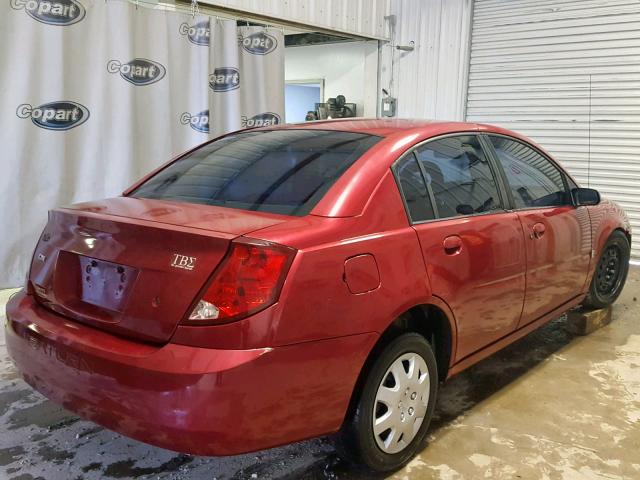 1G8AJ55F56Z134187 - 2006 SATURN ION LEVEL RED photo 4