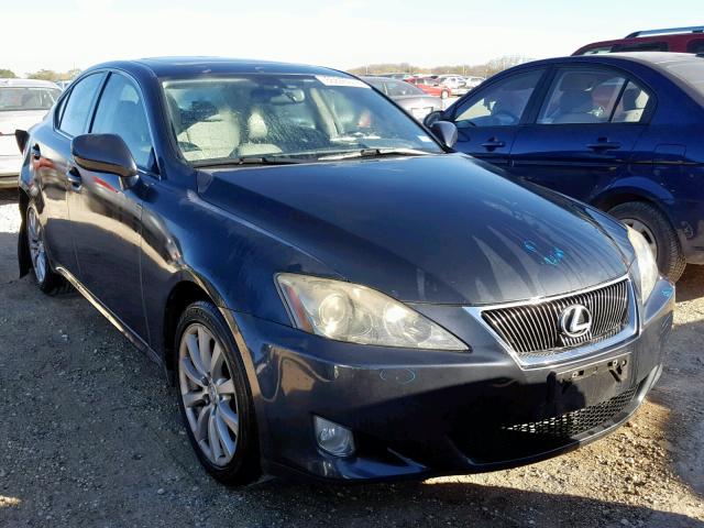 JTHCK262965005641 - 2006 LEXUS IS 250 BLACK photo 1